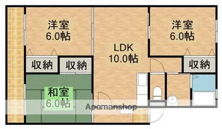 ヴェルドミール【3階】の間取り