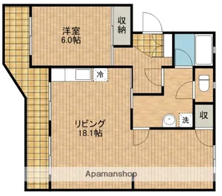 神谷マンション【3階】の間取り