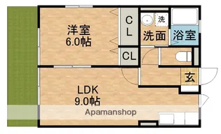 ショコラ【103号室】の間取り