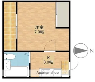 メゾンフェニックスⅢ【1階】の間取り