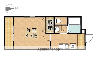マンションあすか【2階】の間取り