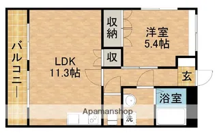 プリオール・フィオーレB【1階】の間取り