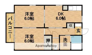 メゾン道【1階】の間取り