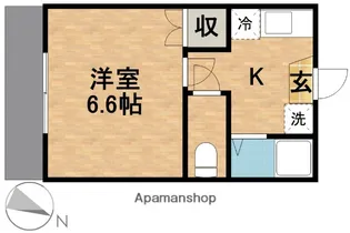 コーポSUGIYAMA【1階】の間取り