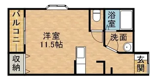 マンション司Ⅱ【2階】の間取り
