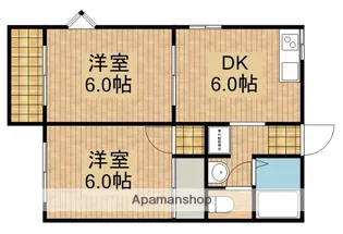 アークガーデン和合K【128号室】の間取り