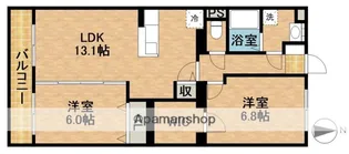 エスペランサA&K【201号室】の間取り