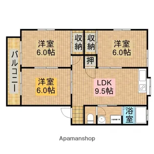 パル山崎【202号室】の間取り