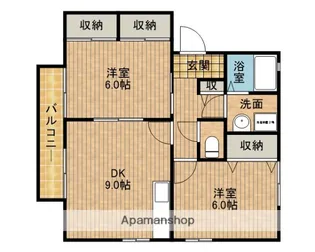 グランシャリオA【1階】の間取り