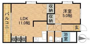 アルコⅤ【9階】の間取り