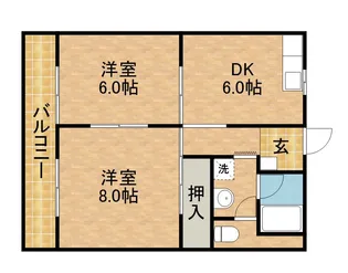 ローヤル石津Ⅱ【4階】の間取り