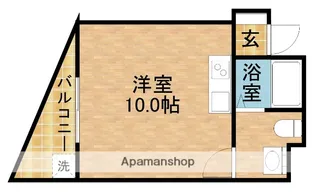ポピーイン住吉【3階】の間取り