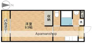 ハーヴェストⅤ【1階】の間取り