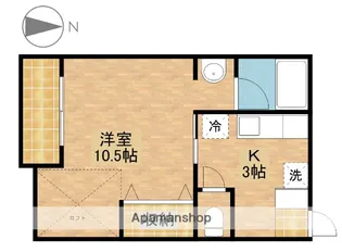 ドミールM【1階】の間取り