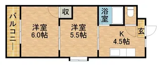 ランドスケイプ【2階】の間取り