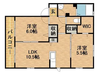 ネクステージ山東Ⅰ【1階】の間取り