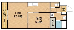 GRAND COLLINE【403号室】の間取り