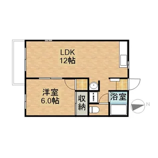 クレセント杉谷【2階】の間取り