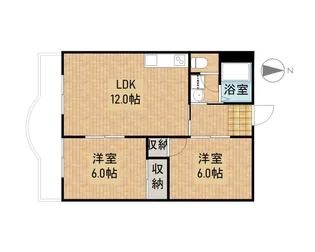 グランドコーポラス【2階】の間取り