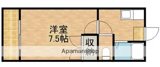 ハイツ・シェル・ド・ポメ【2階】の間取り