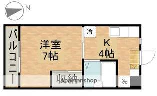 ハーベスト上島【105号室】の間取り