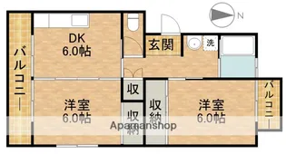 セントポーリア濱田ビル【4階】の間取り