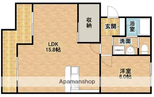 松下アーバンハイム【1階】の間取り