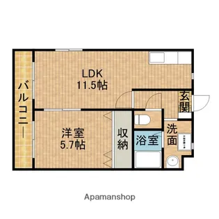 FELICE GATTO YOKOSUKA【1階】の間取り