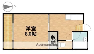 ドミールヨシダ【2階】の間取り