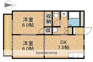 サンシャイン【2階】の間取り