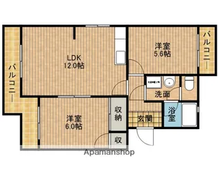 キャッスルトキオⅠ【1階】の間取り