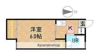 プログレス【101号室】の間取り