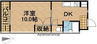 ビーハイヴ【2階】の間取り