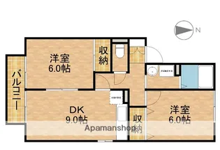 アヴァンセA【2階】の間取り
