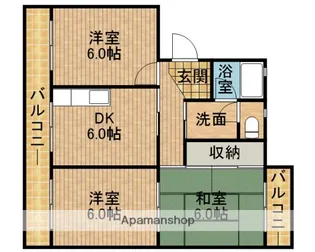 アーバンライフ茶町【1階】の間取り