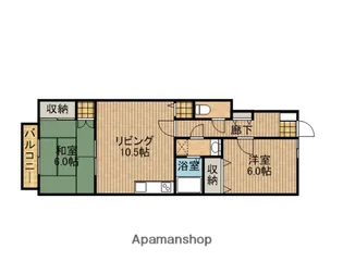 プランドール【1階】の間取り