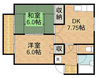 メゾン青葉台Ⅴ【306号室】の間取り