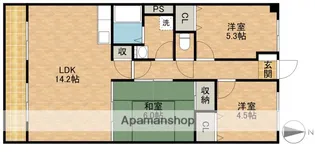 ベント484【403号室】の間取り