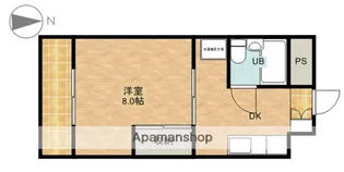 メゾンレゼルヴェ【105号室】の間取り