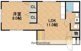 ソレイユ【2階】の間取り