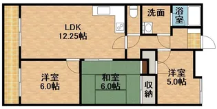 アルカディア曳馬【2階】の間取り