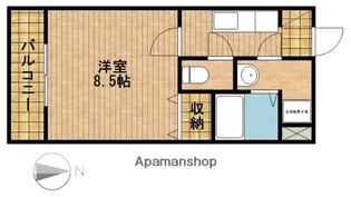 サニーハムレットC【2階】の間取り