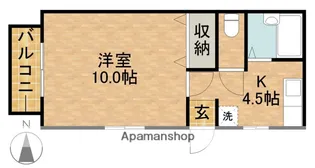 YOUR TOWN O【1階】の間取り