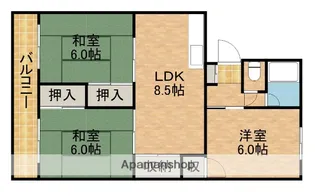寿マンションC【303号室】の間取り