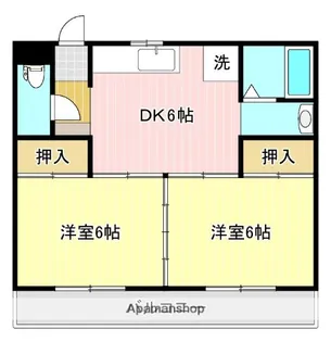 サンハイツ56【1階】の間取り
