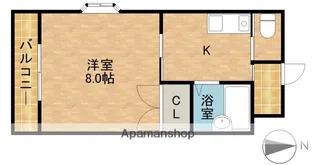 ビアンヌール四ツ池公園【301号室】の間取り