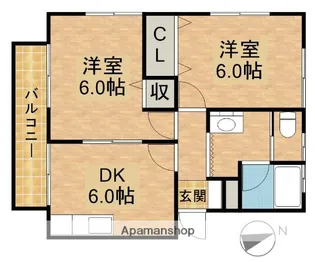 FIGARO(フィガロ)【2階】の間取り