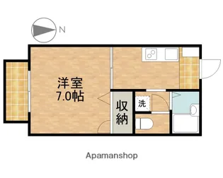 棒屋第1半田ハイツB【B203号室】の間取り