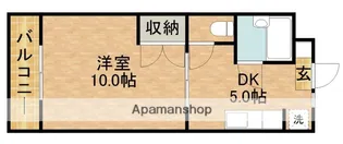 ア・ラ・モードS【2階】の間取り