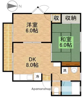 メゾン・ヒデ【1階】の間取り